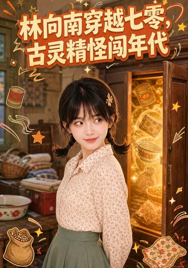 林向南穿越七零,古灵精怪闯年代AI短剧封面图